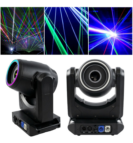 Cabeza Móvil Laser Nexus5 5w Full Color Aro Led Rgb Ilda