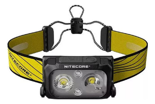 Linterna Frontal Nitecore Nu25 400 Lumens Recargable Linterna Negro Luz Blanco