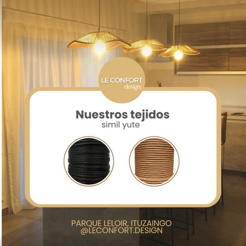 Set De 2 Sillas Indias - Leconfort Liso Marrón Claro