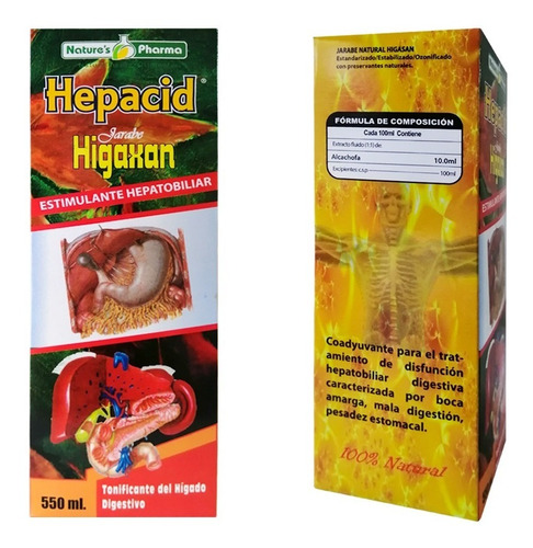 Higasan Hepacid X 550ml - mL a $43