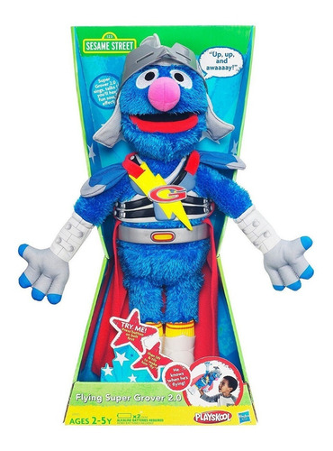 Playskool Sesame Street Flying Super Grover 2.0  Bunny Toys