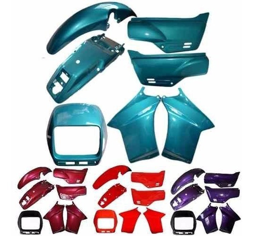 Kit De Carenagem [pintada] Honda Nx 200 - S/ Adesivo