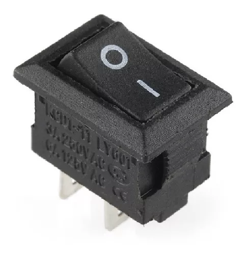 Botones Interruptores Mini Rocker Switch On-off 2pin Pequeño