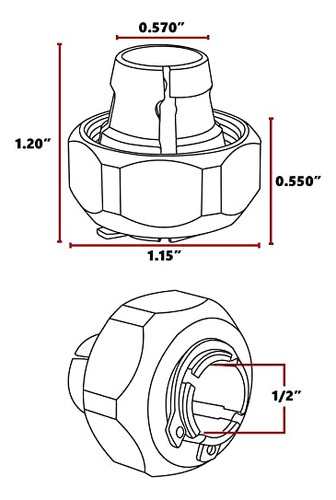 Enrutador De Pinza 1,27 Cm Sustituye A Cable Porter Delta