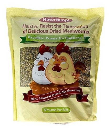 5 Libras De Gusanos Secos Para Aves Pollo Pescado