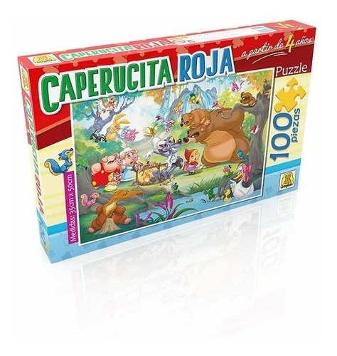 Toys Palace Puzzle Caperucita Roja 100 Pcs