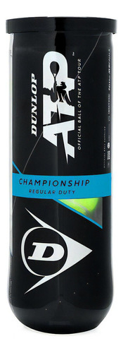 Bola De Tênis Dunlop Atp Championship Extra Duty - Tubo Com 