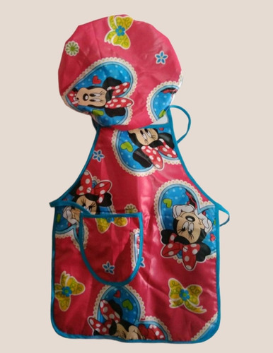 Conjunto Delantal Y Gorro Chef Para Niños