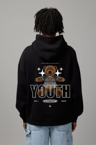 Buzo Canguro Oso Bear Youth Unisex - Moda Urbana - Sudadera