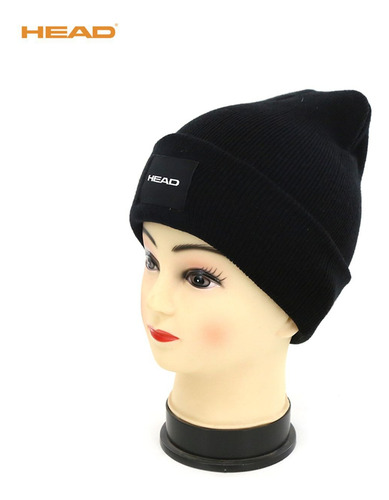 Gorro Head De Acrílico 100% Para Hombre Y Mujer - Gran Calce Hea 13823c.1 Negro Único Lisa