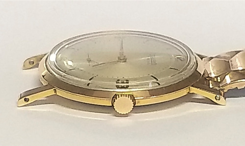 Relógio Pulso Silvana 11618 Anos 50 S/ Uso Plaquê Ouro 20 Mc