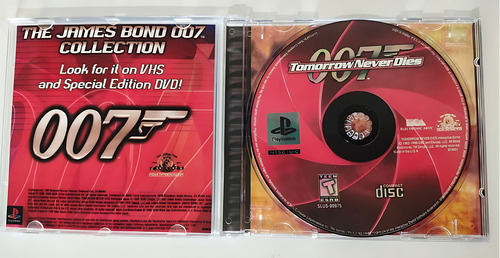 007 Tomorrow Never Dies Playstation Midia Prata