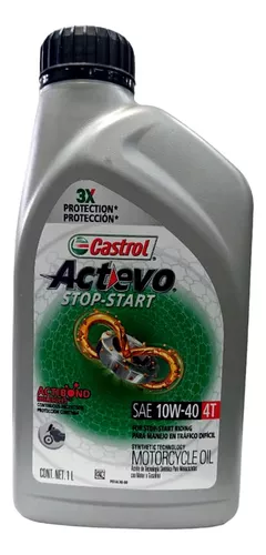 Castrol Actevo Xtra 10W-40 aceite para motocicleta de cuatro tiempos