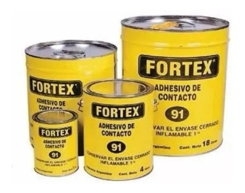 Cemento Contacto Fortex 91 Adhesivo 4 Lt Calzado Cuero Univ