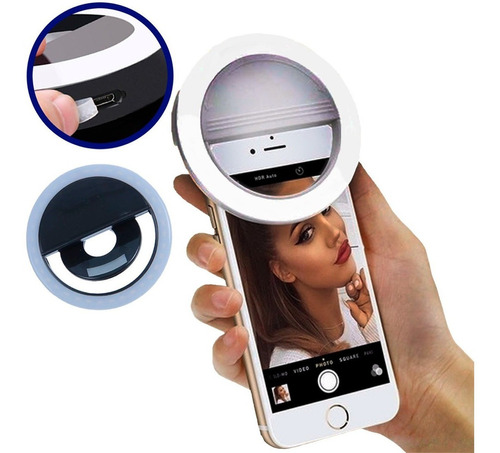 Anel Luminoso Para Celular Flash Selfie Mini Ring Light