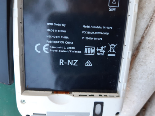 Celular Nokia Ta-1079 Para Reparar Batería/cargador (Usado)