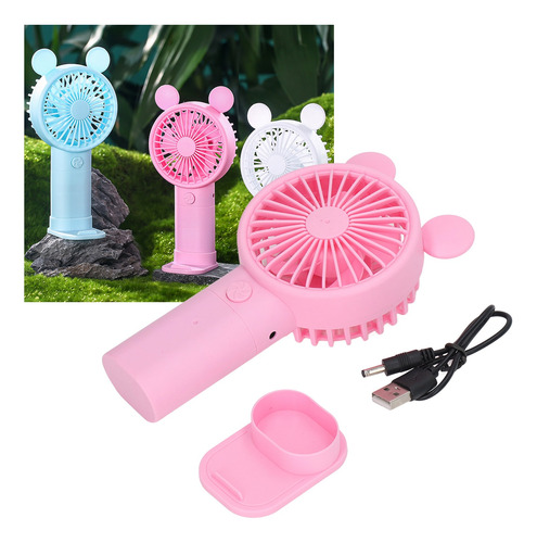 Mini Ventilador De Escritorio Portátil, Batería Usb De Plást
