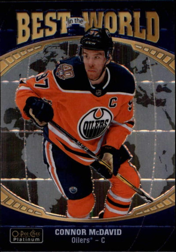 O-pee-chee Platinum Mejor Del Mundo Bw-6 Connor Mcdavid Edmo