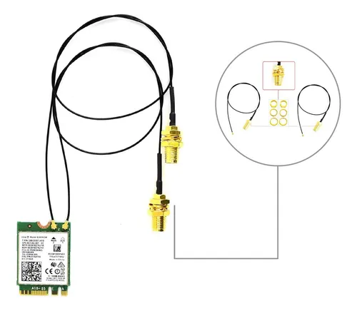 Módulo Nic Inalámbrico Intel Ac8265 De Doble Banda Para Jets