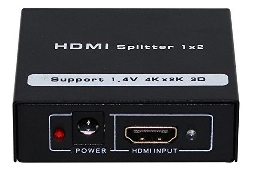 Hdmi Splitter 1x2 Split Full Hd 1.4 Una Entrada Hdmi A 2 Hdm