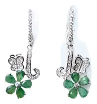 Comprar Aretes De Esmeraldas Naturales Jx247