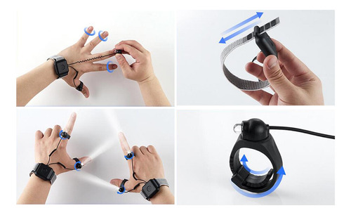 Linterna De Muñeca Antorcha Led Anillos De Impermeables