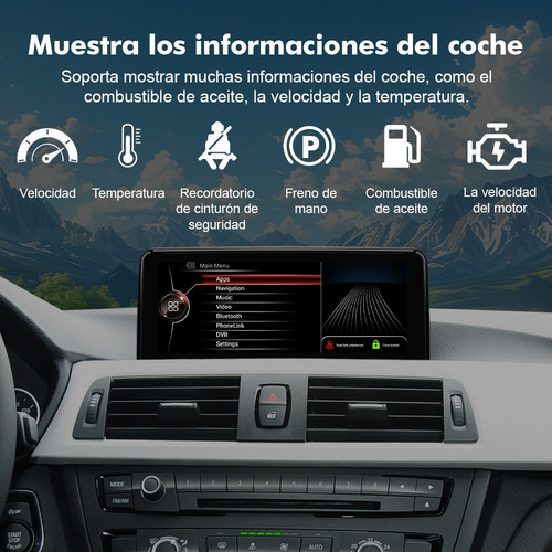 Estéreo Carplay Airplay Para Bmw X5 E70/x6 E71 Ccc Bt Gps