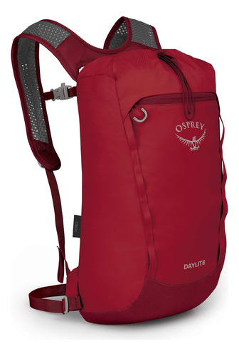 Mochila Osprey Daylite Cinch, Rojo Cósmico, Talla Única