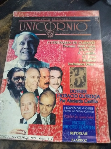 Revista Literaria Unicornio, Un Caballo Con . . (n*5/1993).
