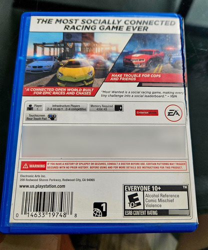 Need For Speed Most Wanted Vita (Usado)