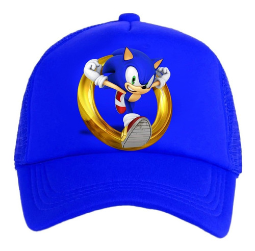 Jockey Gorro Niños Sonic Anillo Corriendo Regalo Navidad