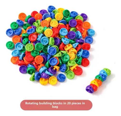 Juguetes Didácticos Para Ensamblar 2 Bolsas Colores Kit 1