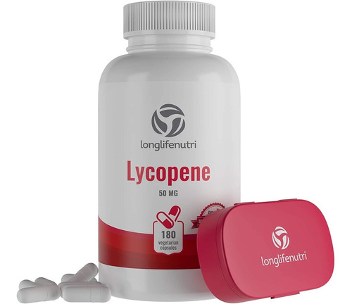 Licopeno (lycopene) 50mg 180 Capsulas En Stock