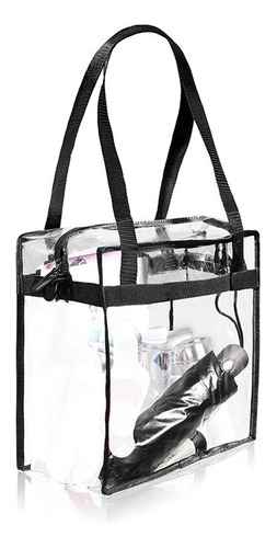 Bolsa De Hombro Transparente Con Correa Ajustable P/gimnasio