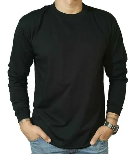 Camibuso negro hombre deals