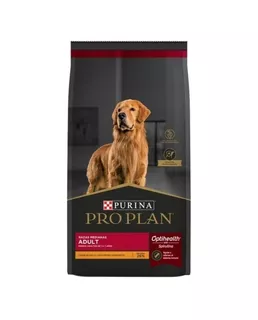 Alimento Pro Plan OptiHealth Pro Plan para perro adulto de raza mediana sabor pollo y arroz en bolsa de 15 kg