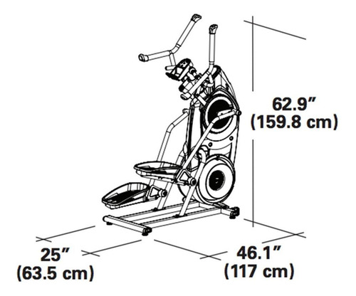 Elíptico Simulador De Escada Bowflex Max Trainer M3