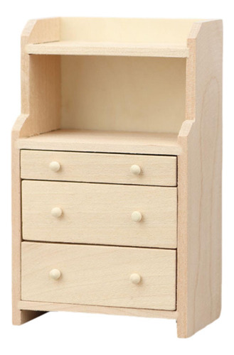 Mueble De Madera Para Casa De Muñecas A Escala Estilo B