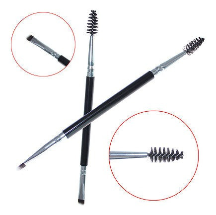 2pcs Alta Calidad Pro Doble Cabezas Angulares Ceja Peine Cep