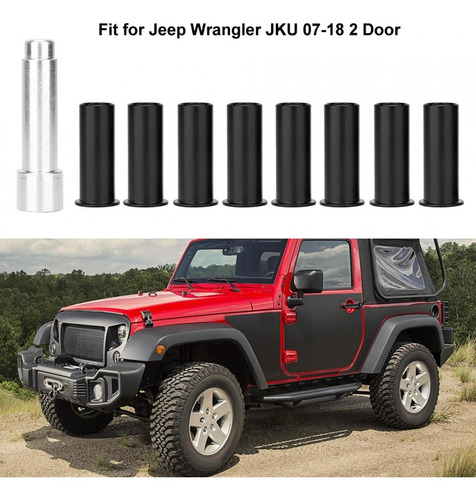 Imagen 5 de 9 de Kit De 8 Piezas De Bujes De Bisagra De Puerta Para Jeep