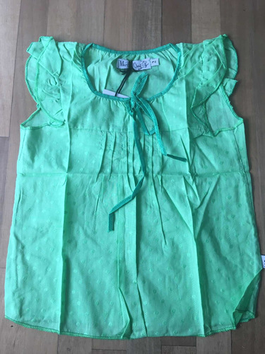 Remera Verde Con Lazo