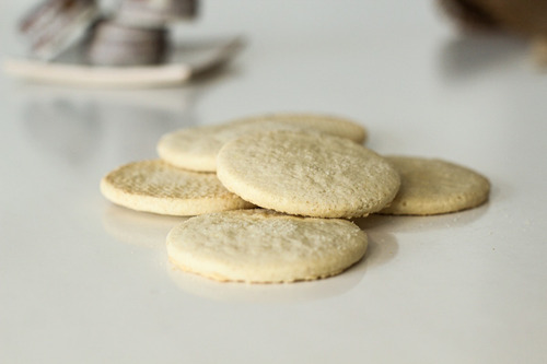 Tapas Para Alfajores 57mm Sabor Vainilla (x 5kg)