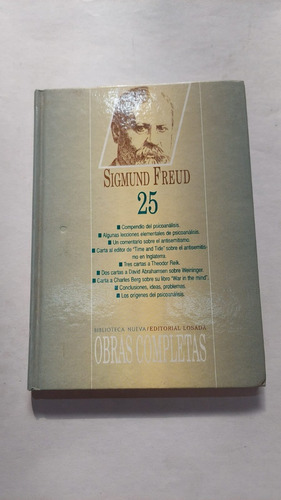 Obras Completas Freud Tomo 25 Losada Biblioteca Nuevo