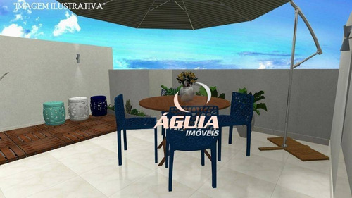 Imagem 14 de 18 de Cobertura Com 2 Dormitórios À Venda, 52 M² Por R$ 400.000,00 - Vila Eldízia - Santo André/sp - Co0829