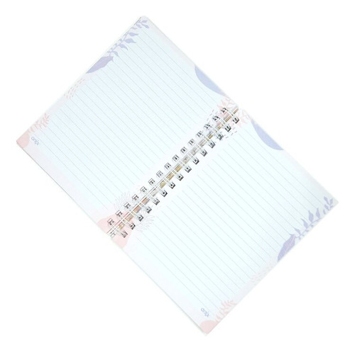 Cuaderno C/espiral Onix Tapa Dura Nature A4 96hjs Hoja Rayada 70 grs Modelo Simple Things Color Azul