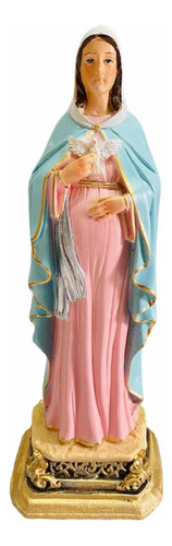 Virgen De La Dulce Espera 22cm Resina Religiosos Regina