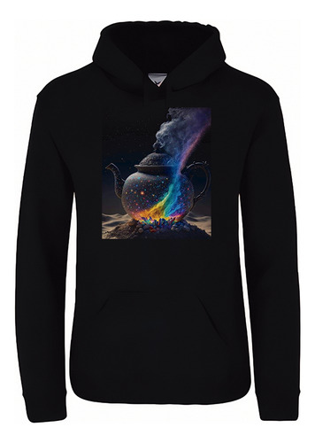 Sudadera Negra Unisex Casual Moda 2025 Fk822