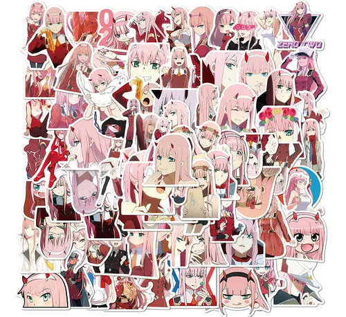 Pegatinas De Anime Darling In The Fanxx Zero Two 002 S, 50/1