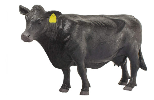 Little Buster Toys Vaca Angus - Vaca Angus Negra Realista, .