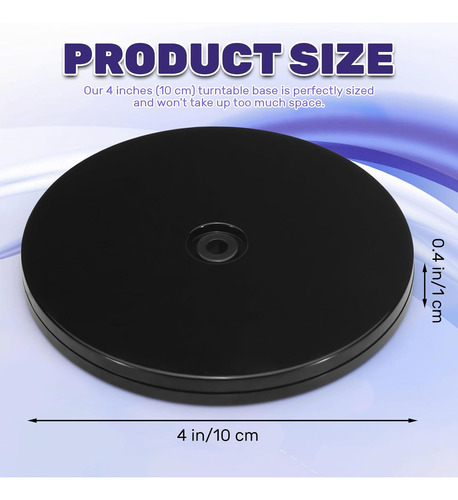 Lazy Susan 4 Plástico Giratorio 360°